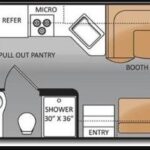 2015 Thor Four Winds 33SW Floor Plan