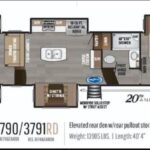 2019 Keystone Montana 3791RD Floor Plan