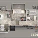 2021 Forest River Wildwood Heritage Glen 369BL Floor Plan