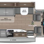 2023 Jayco Melbourne Prestige 24RP Floor Plan